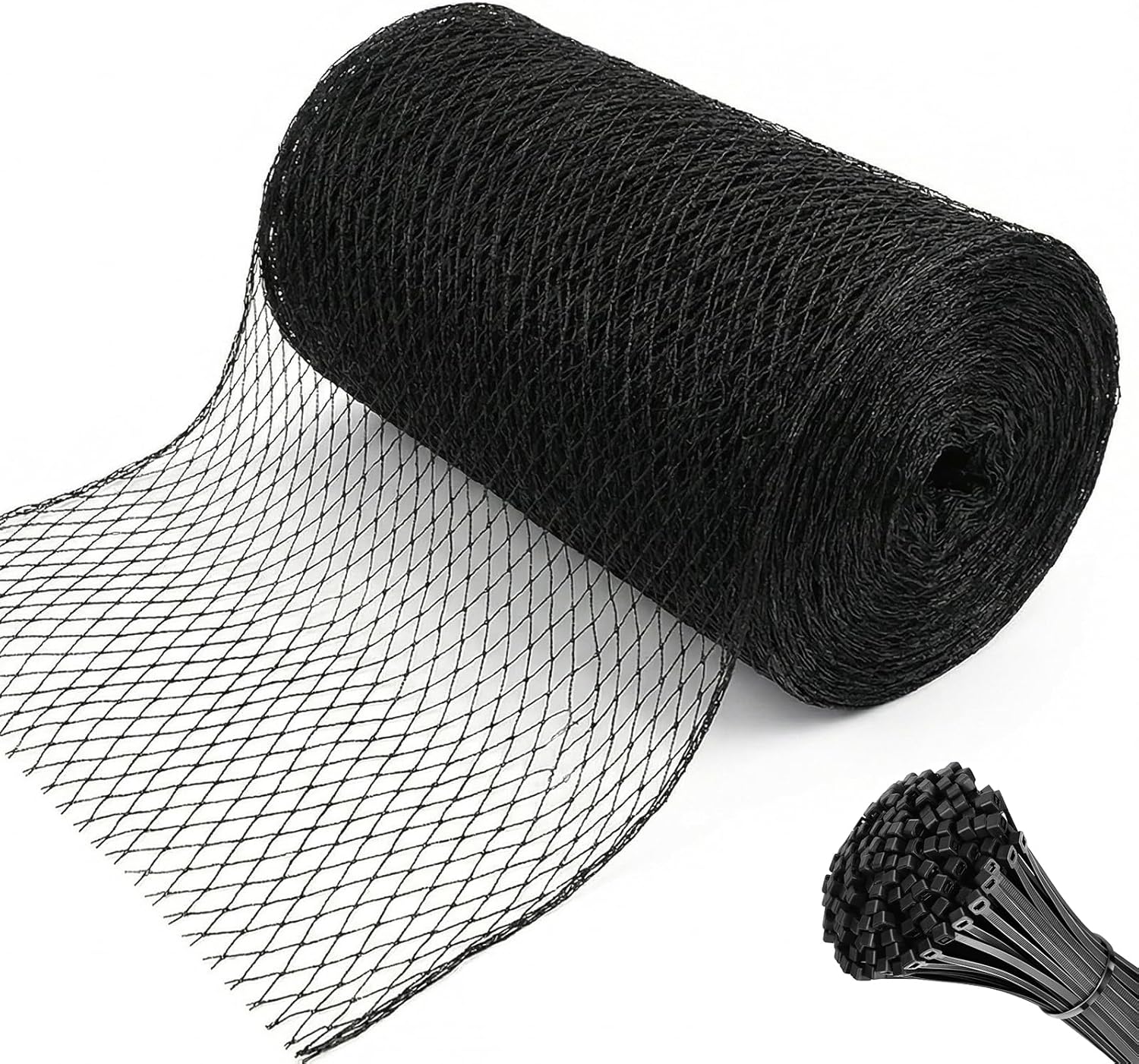 Vogelschutznetz, 7,5 X 100 Fuß (ca. 2,3 X 30,5 M) Gartennetz Vogelschutznetz Für Hühnerstall, Geflügelzaun Für Obstbäume, Pflanzen Und Gemüse Gegen Vögel, Rehe, Eichhörnchen Und Andere Tiere