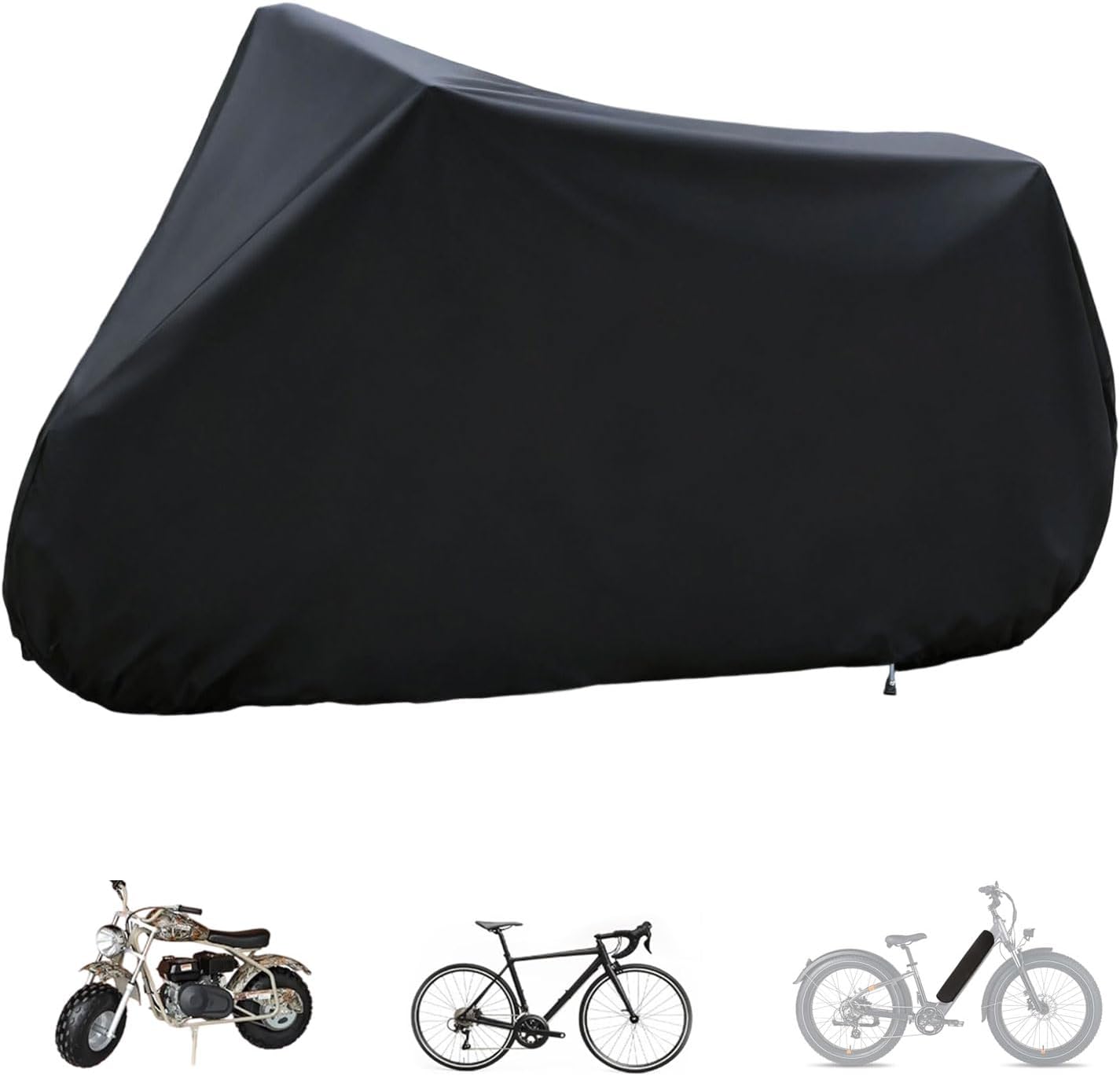 Wasserdichte Fahrradabdeckung Für 2 Oder 3 Fahrräder Zur Aufbewahrung Im Freien, 2xl Fahrradtransport- Oder Reiseabdeckung – Regen-/schnee-/staubabweisende Abdeckung Für Mountainbikes, E-bikes Oder Mo