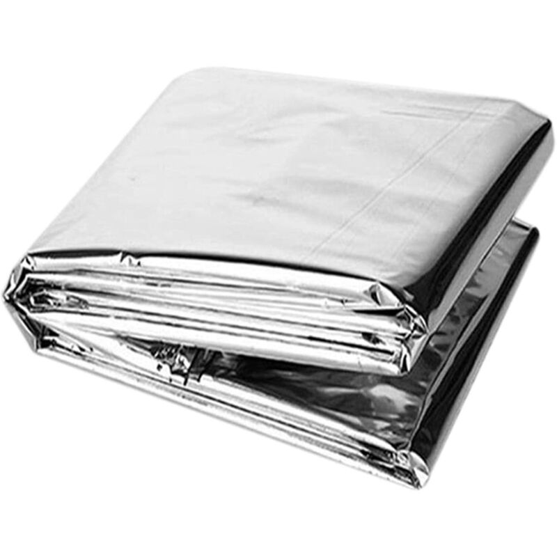 5er-pack Notfalldecken, Thermische Mylar-decke, Thermische Rettungsdecke Für Den Außenbereich, Goldene, Silberne Wärmedecken Für Outdoor-survival-kits, Erste Hilfe Im Auto