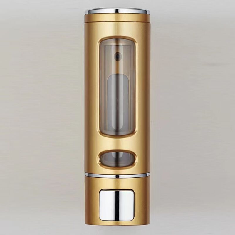 Goldener Seifenspender Einfacher Seifenspender 400 Ml, Wand-duschgelspender, Seifendose