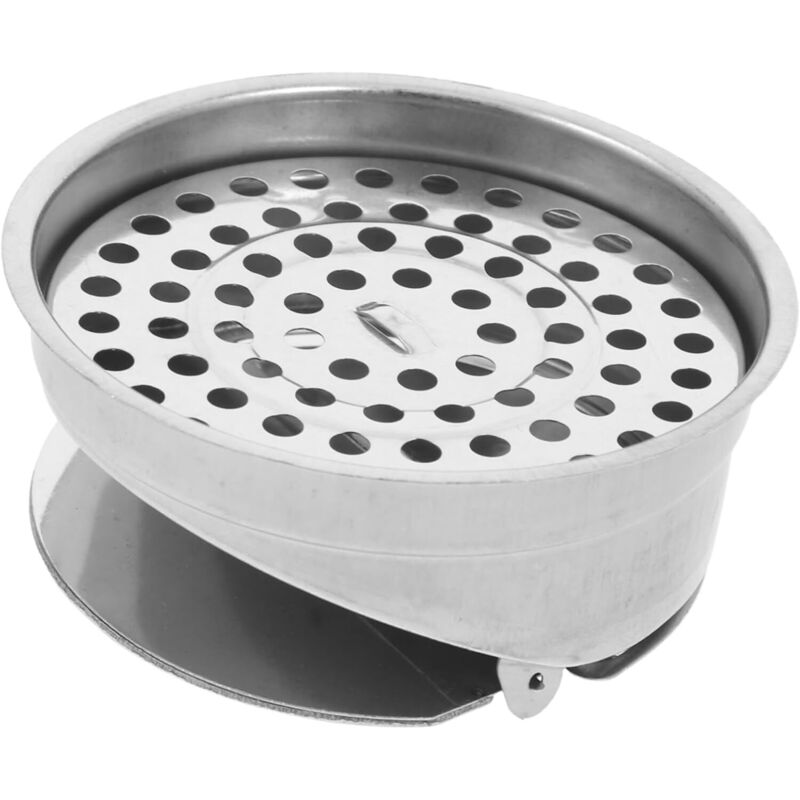 Bodenablauf, Lufterfrischer, Filter, Spülenabdeckung, Ablassstopfen, Haarfänger, Ablauf Sieb, Schachtstopp, Silber, Edelstahl 304
