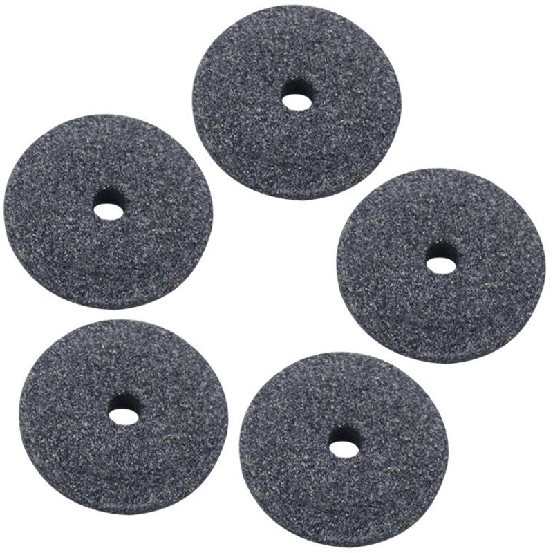 Fünf Graue Diamantschleifscheiben (20 Mm Durchmesser) Zum Schneiden Von Glasflaschenhälsen.