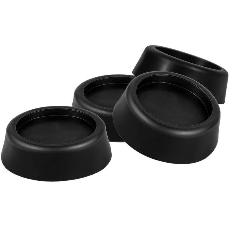 4 Stück Anti-vibrations-füße Für Waschmaschine, Schwarze Anti-vibrations-matten Für Waschmaschine, Anti-vibrations-pads Gummihalterungen Für Trockner Und Waschmaschine, Für Waschmaschinen
