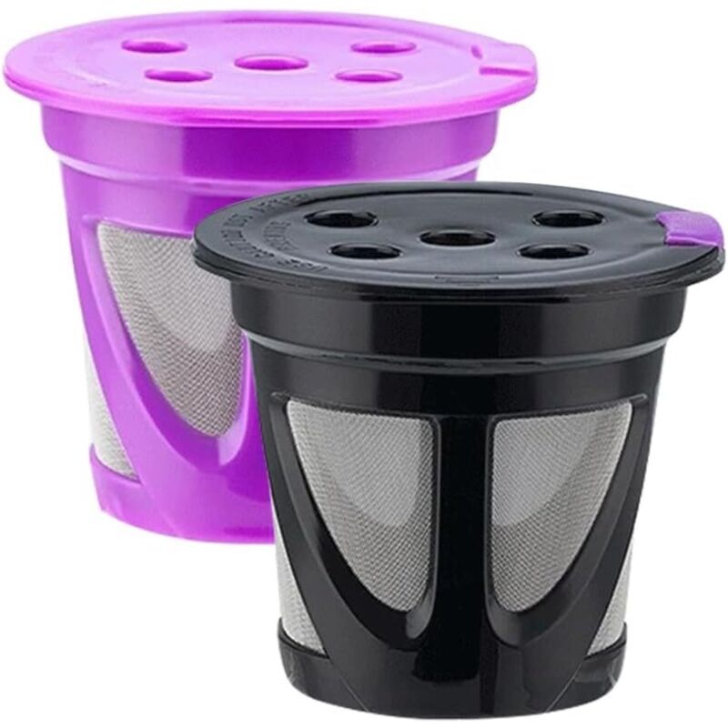 2er-pack Wiederverwendbare K-cups Kaffeefilter, Nachfüllbare Kapseln Für Espressomaschinen