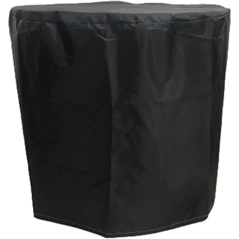 Schwarze Grillabdeckung 5877cm 1 Runde Regenhülle Aus Polyester, Staub- Und Regendichte Schutzhülle Für Grills