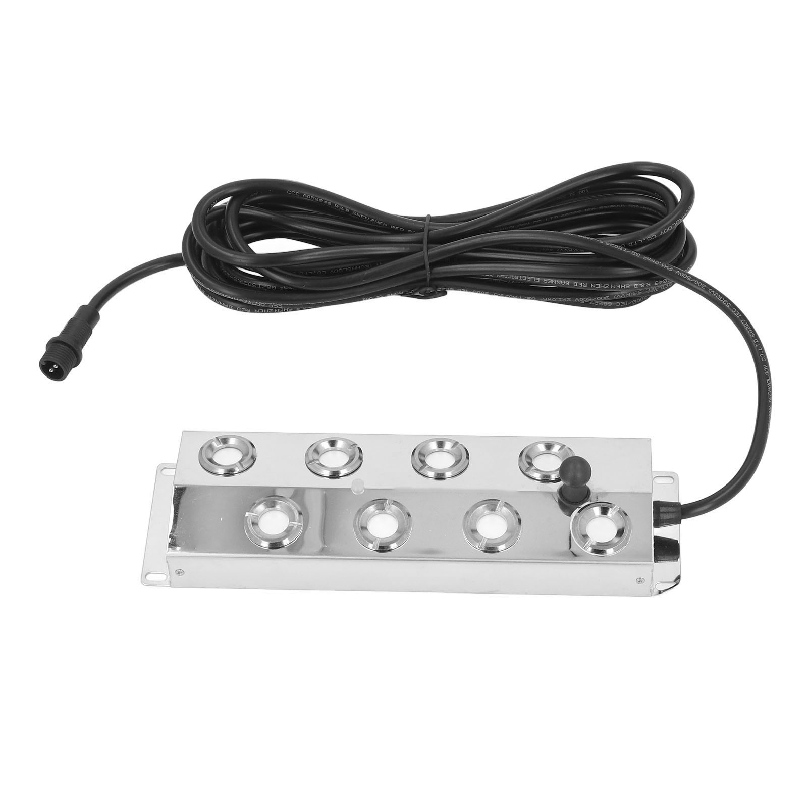 Ultraschall-nebelsystem Mit 8 Düsen, Ip67 Wasserdicht, Aus Edelstahl 304, Geräuschlos, Mit 5 M Kabel Für Die Landschaftspflege, Dc 45-48v Stromversorgung.