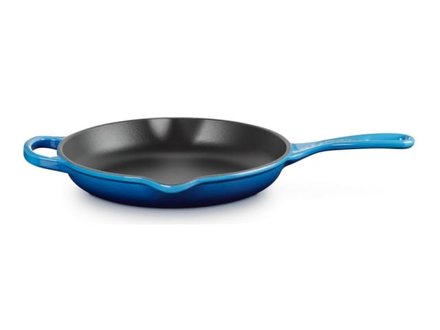 Le Creuset Brat- und Servierpfanne Gusseisen Azure Blau 23 cm