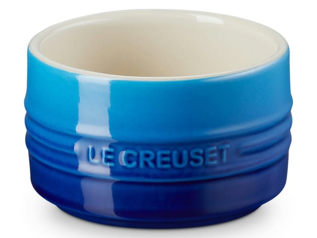 Le Creuset Stapelbares Förmchen Azure Blau 8cm