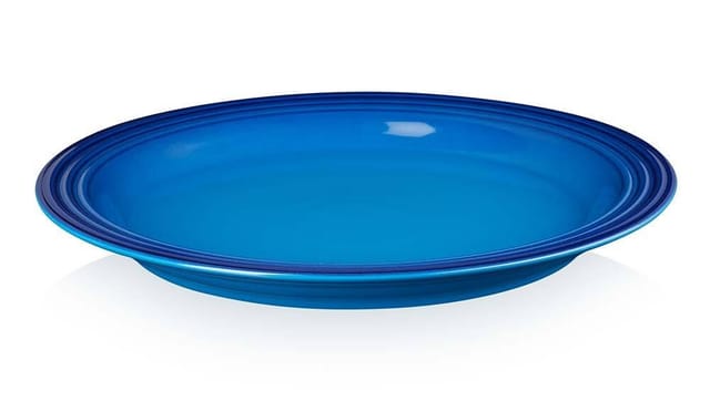 Le Creuset Speiseteller Steinzeug Azure Blau 27cm