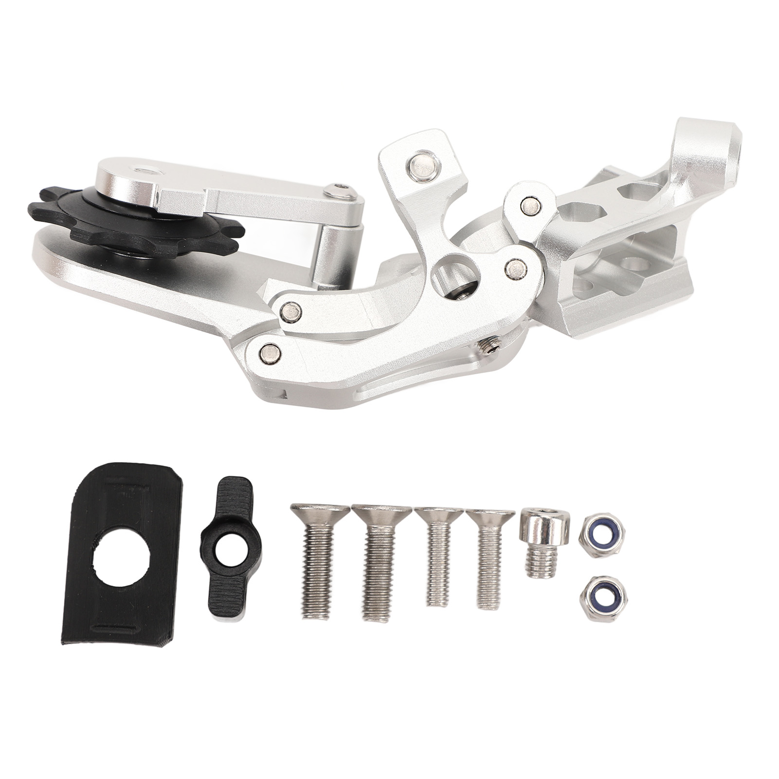 5/6/7-gang-schaltwerk Hinten Mit Adapter Für Brompton C-line-rahmen Mit Einem Loch, Silberfarben