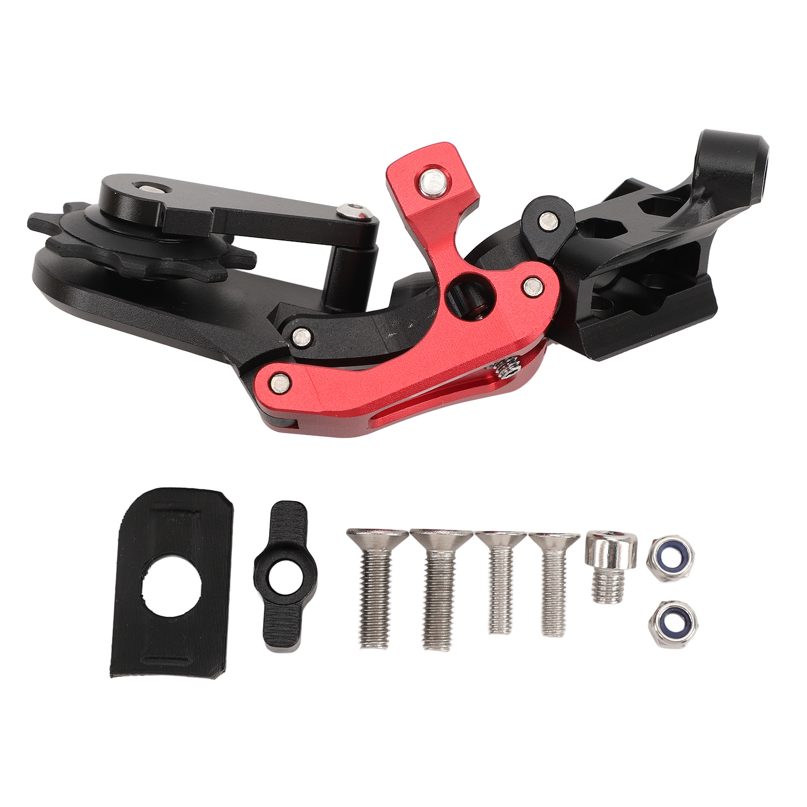 5/6/7-gang-fahrradschaltwerk Mit Adapter Für Brompton C-line-rahmen Mit Einem Loch, Schwarz/rot