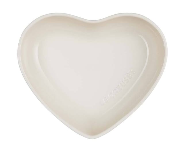 Le Creuset Schüssel Herzform Steinzeug Meringue 650ml