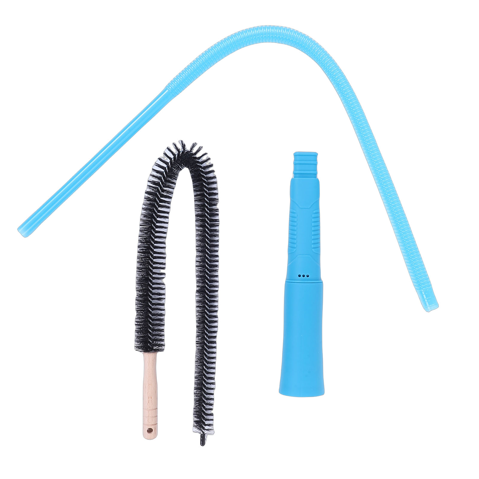 Universelles Wäschetrockner-reinigungsset Mit Flexiblem Schlauch Und Staubsaugeraufsatz (blau)