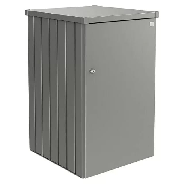 Biohort Mülltonnenbox Alex Quarzgrau-Metallic 129x80x88 cm 740l