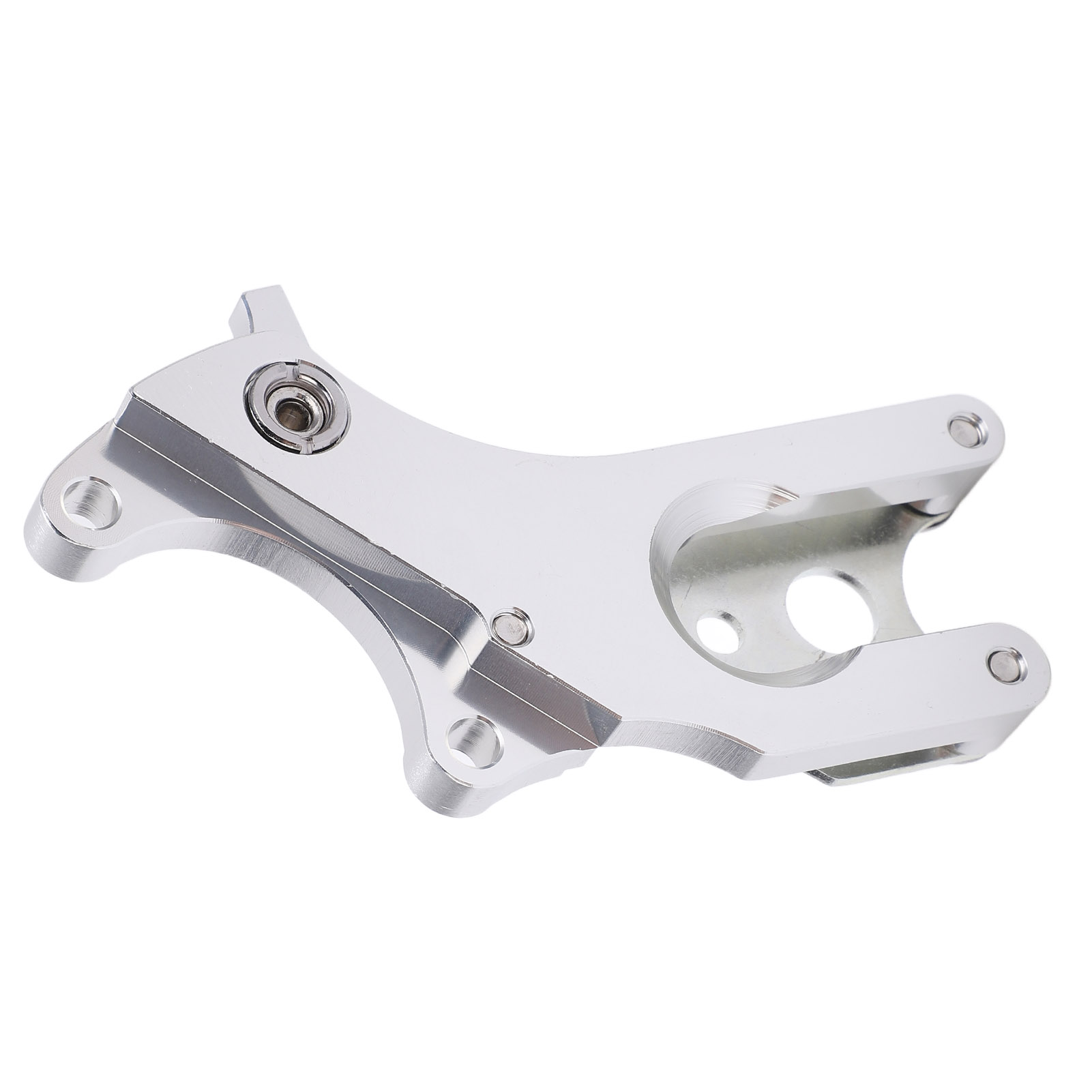 Umbausatz Für Rennrad-scheibenbremsen, Robuster Adapter Für Feste Fahrradsättel, Silber