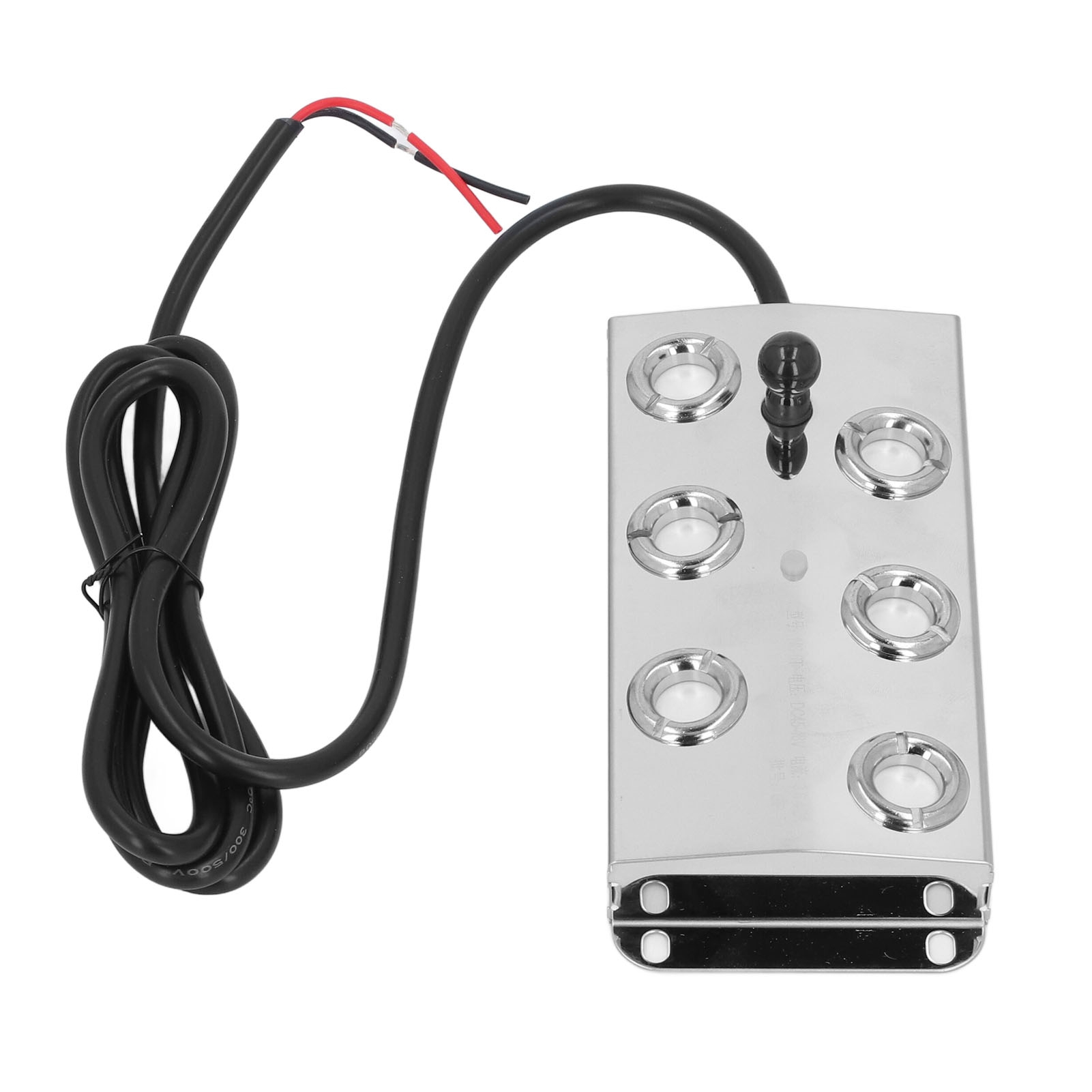 Ultraschall-sprühsystem Für Teiche Und Springbrunnen, 1,35 M Kabel, Edelstahl, 6 Sprühköpfe, Geräuscharmer Betrieb, Für Garten- Und Landschaftsbau, 45–48 V Dc