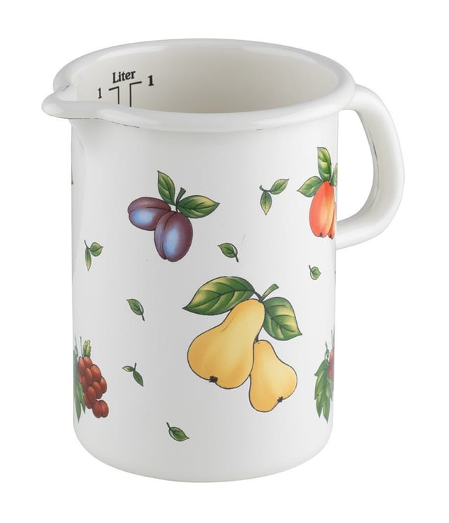 Riess Küchenmaß Fruit Garden Emaille Messbecher 1 l