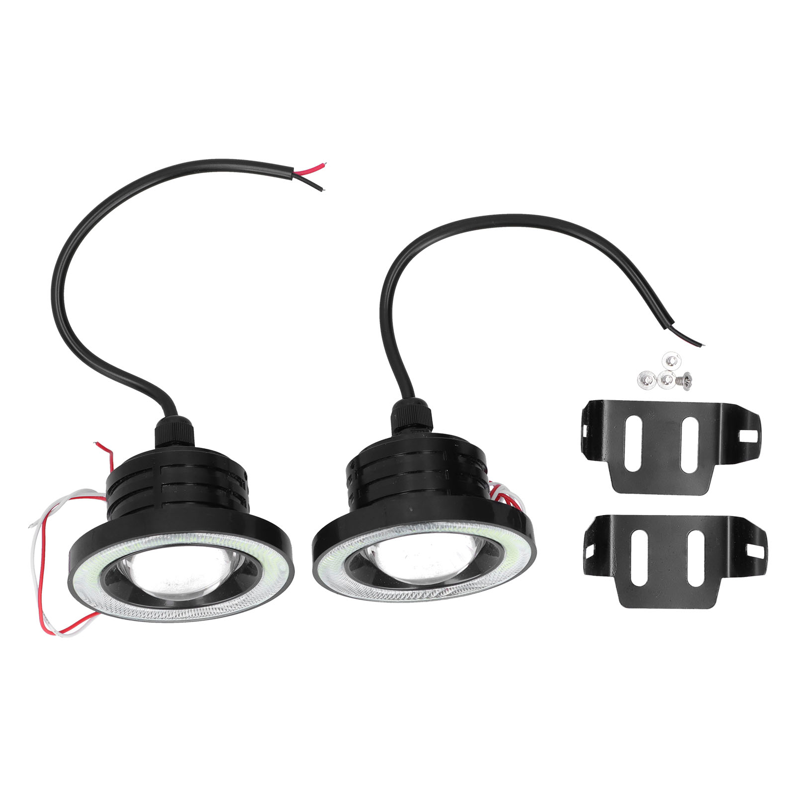 2er-pack 3,5-zoll-led-nebelscheinwerferlampen (30 W, Ip65), Hohe Helligkeit, Blauer Außenring, 12 V Universal