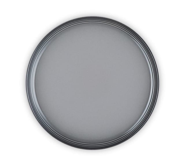 Le Creuset Frühstücksteller Coupe Steinzeug Flint Grau 22cm