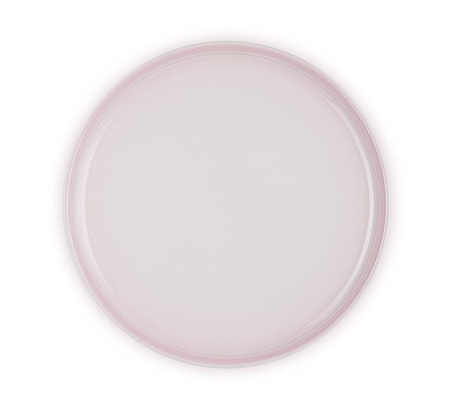 Le Creuset Frühstücksteller Coupe Steinzeug Shell Pink 22cm