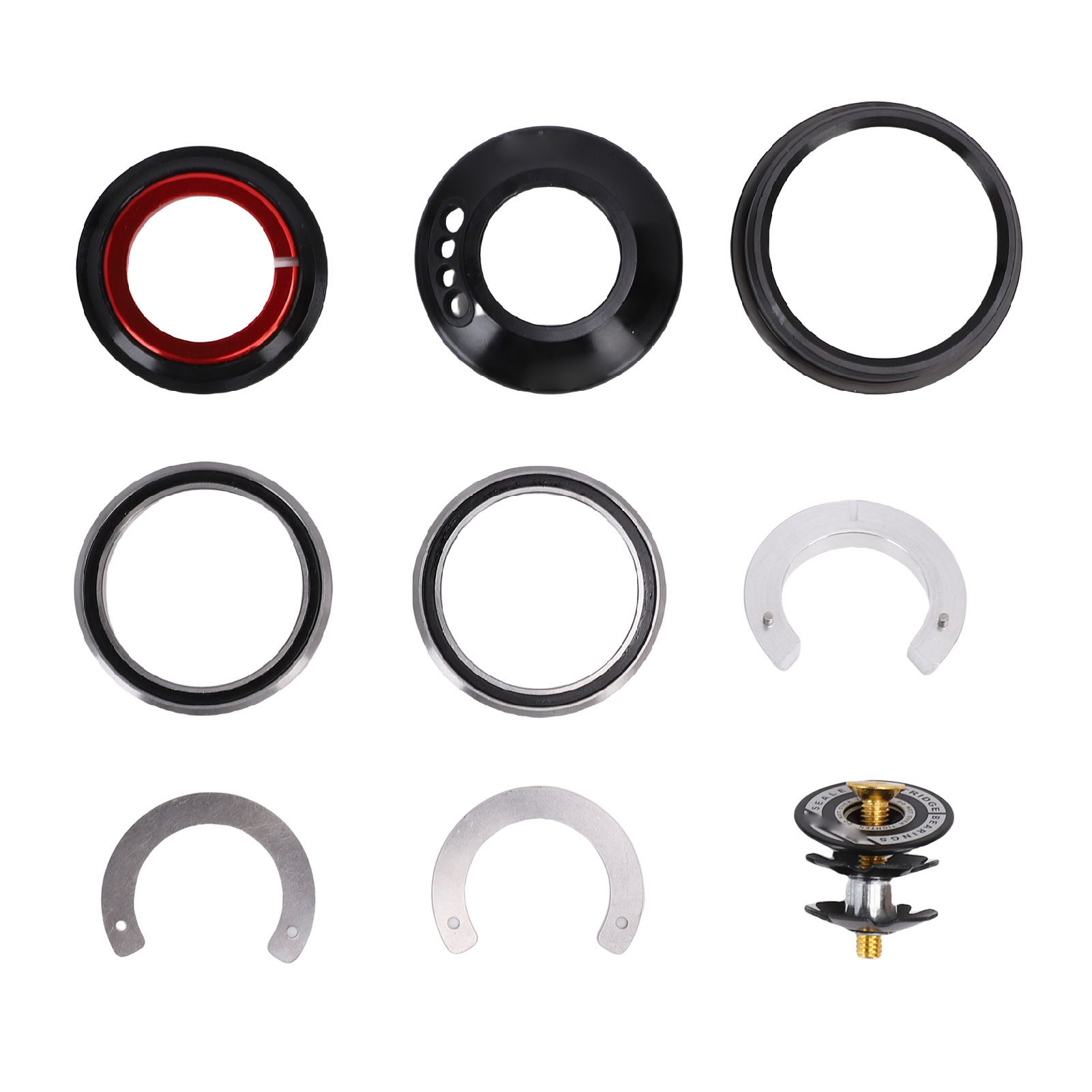 Unsichtbarer Steuersatz Für Is52 (28,6 Mm Gerader Gabelschaft) Und Zs56 (40 Mm Konischer Gabelschaft) Fahrräder, Mit 6,5 Mm Kompressionsring.