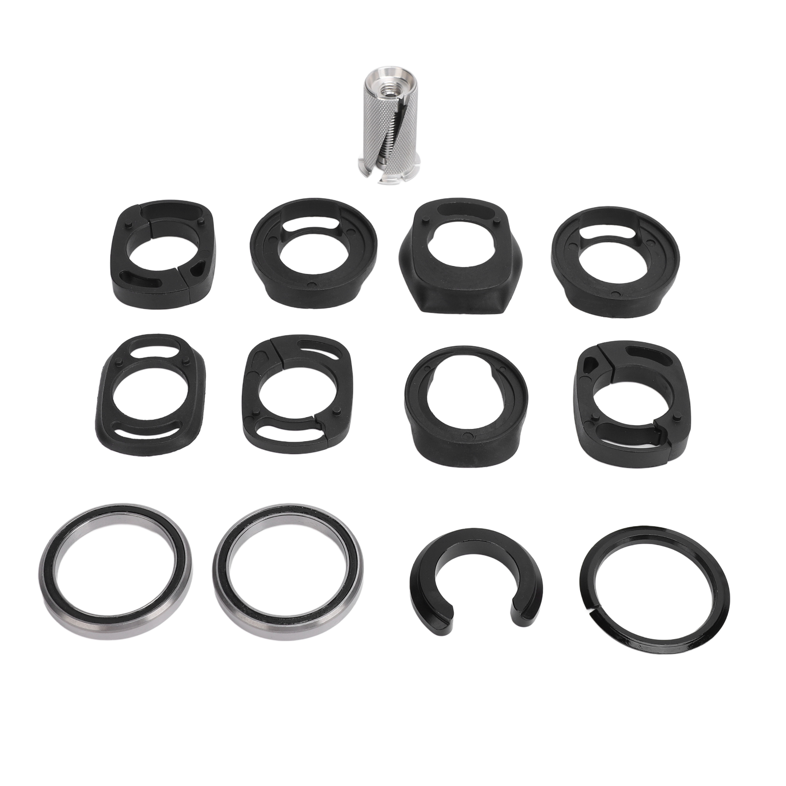 Komplettes Cnc-gefrästes Fahrradsteuersatz-set, Interne Kabelführung, Distanzstück, Obere Und Untere Abdeckung, Lager, Lagerschale Für Mountainbikes