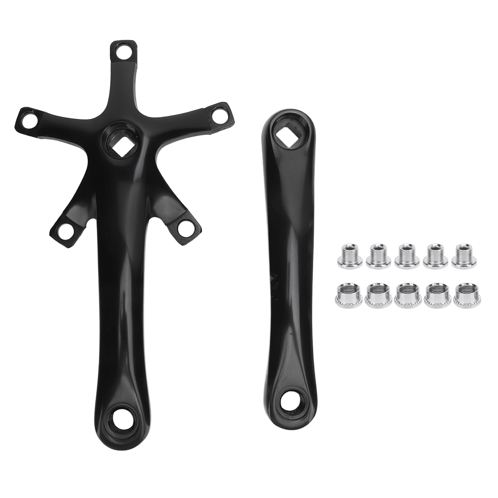 Robuste 165-mm-fahrradkurbelgarnitur Aus Aluminiumlegierung, Für Reisen Und Outdoor-aktivitäten.