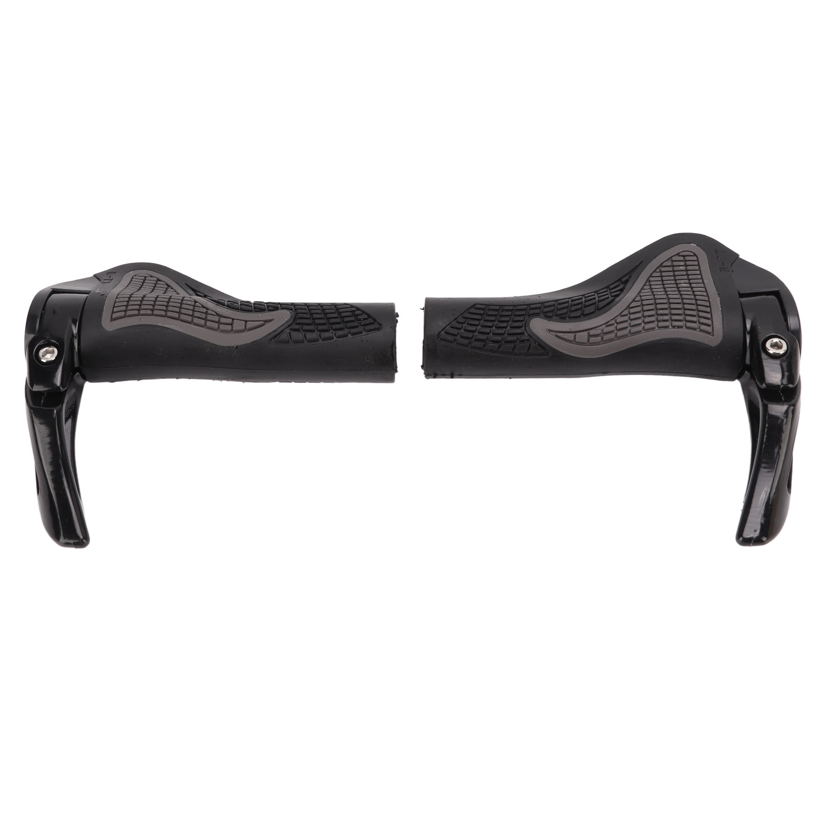 Rutschfeste, Stoßdämpfende Mountainbike-lenkergriffe Aus Weichem Gummi Mit Hupenschutz.