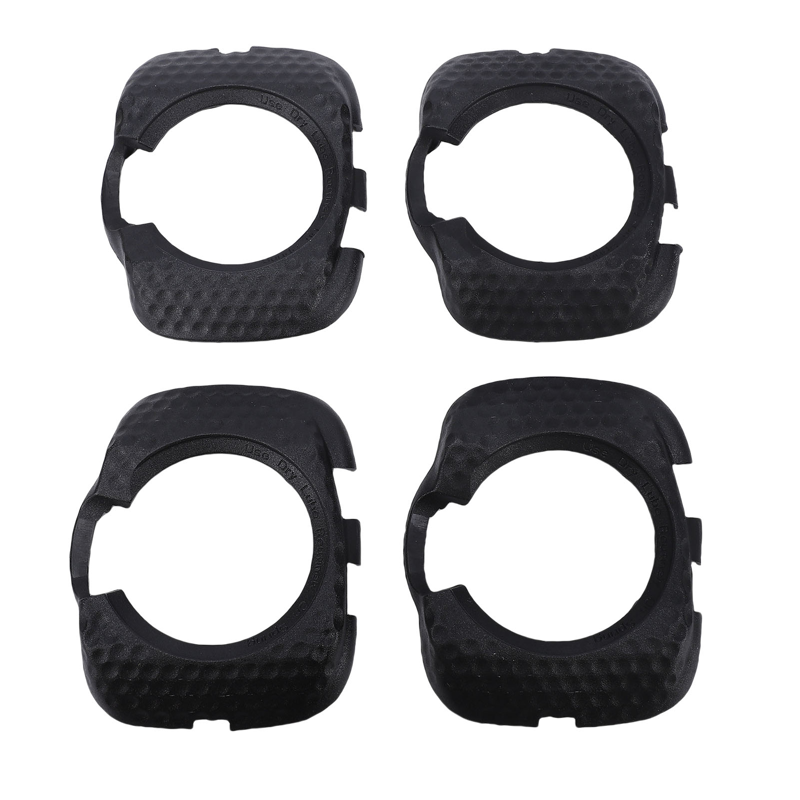 Set Mit 2 Paar Pedalkappen, Kompatibel Mit Speedplay-radschuhen. Verschleißfester, Rutschfester Abs-schutz, Schwarz.