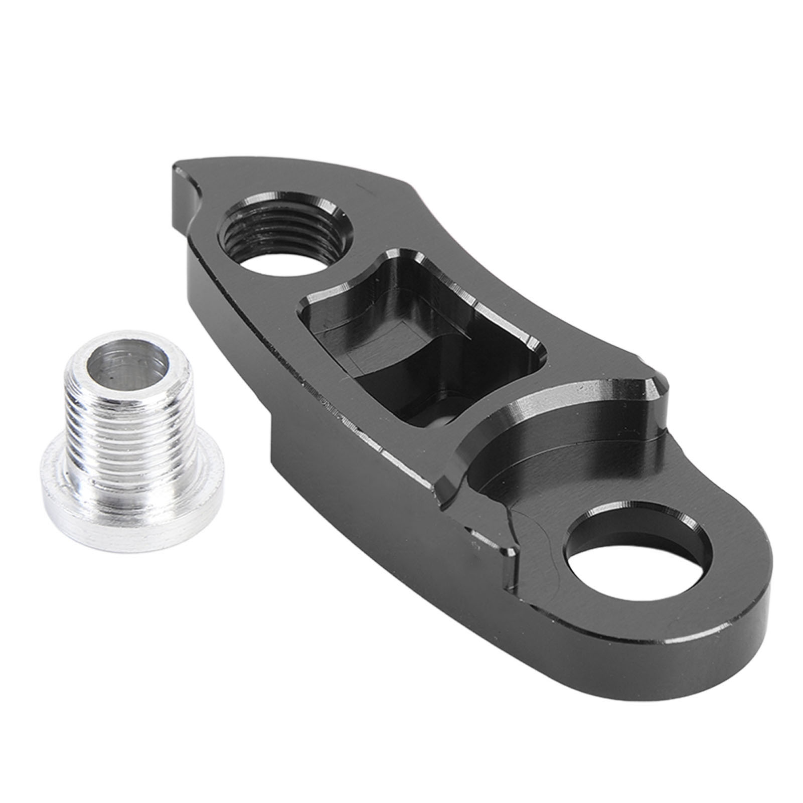 Schaltauge-verlängerung Für Fahrräder, Fahrradzubehör Aus Schwarzer Aluminiumlegierung.