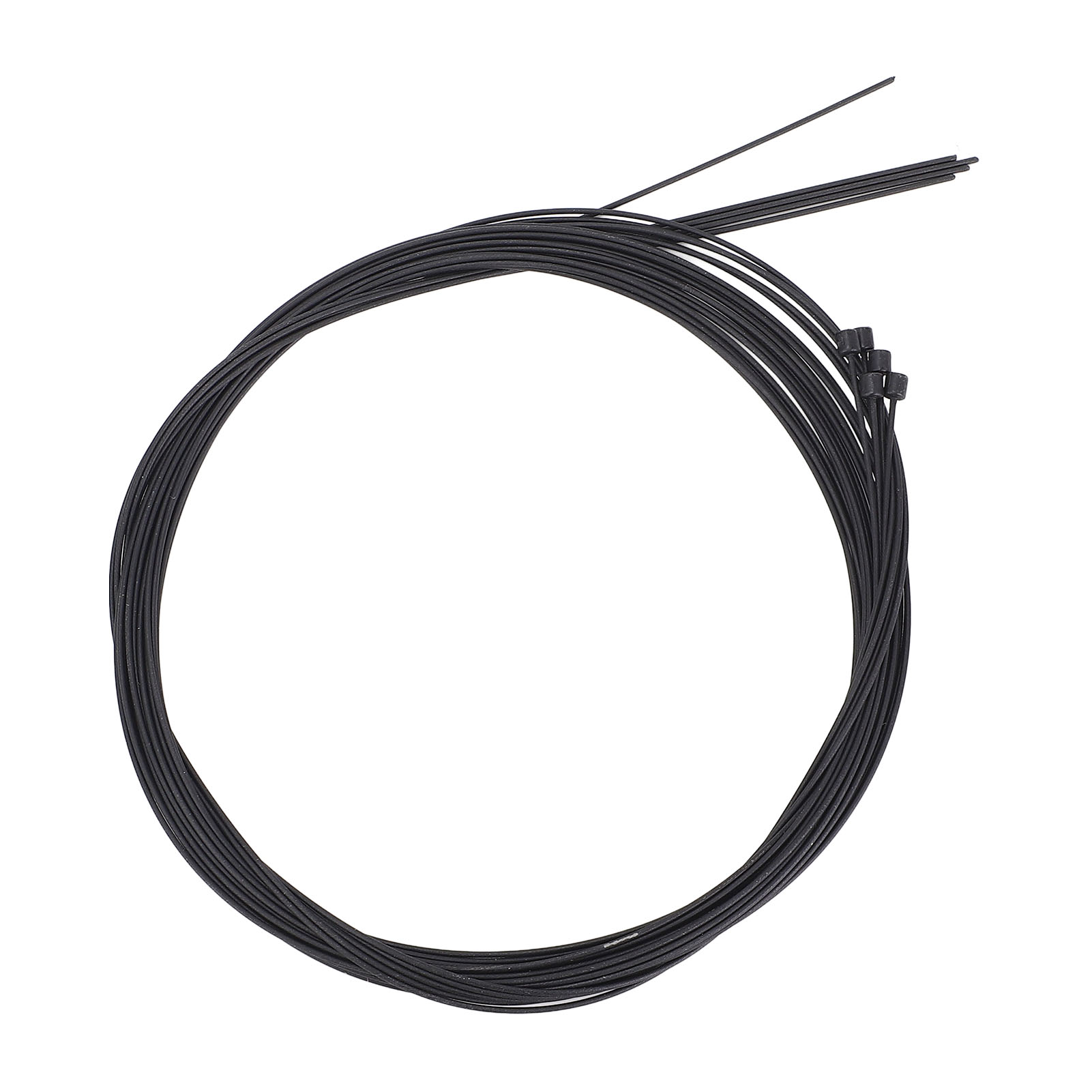 Set Aus 5 Fahrradschaltzügen Aus Stahl, Antihaftbeschichtete Ptfe-ummantelung, Hochfester Innendraht, Je 2,1 M Lang.