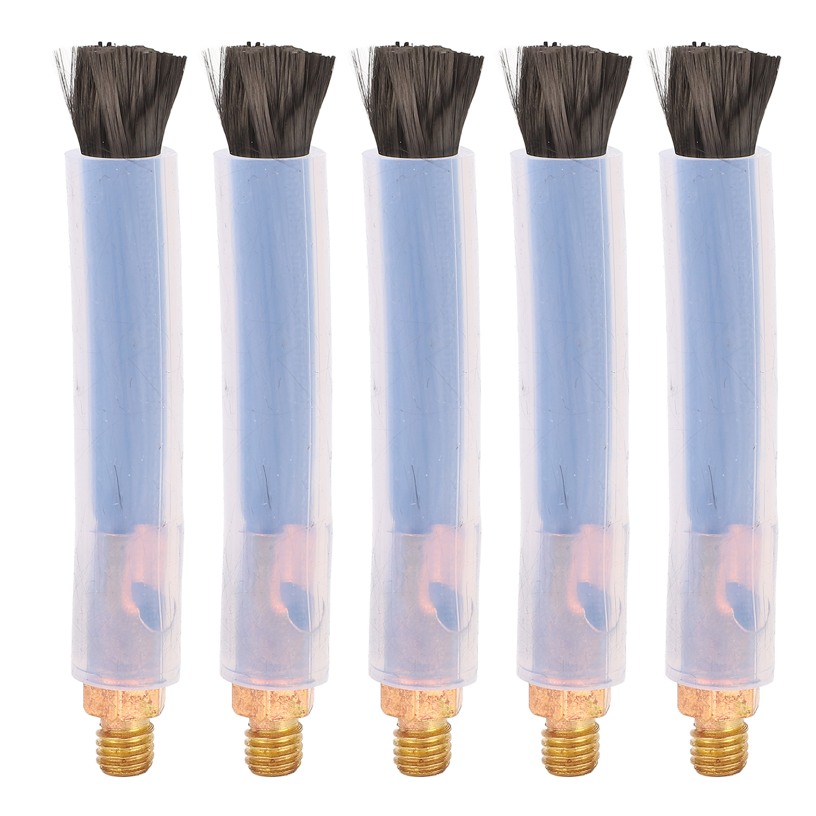 Set Mit 5 Lötperlenreinigungsbürsten, Messingkopf, Faserbürste Für Lötperlenprozessor, M8-lötstellenreiniger