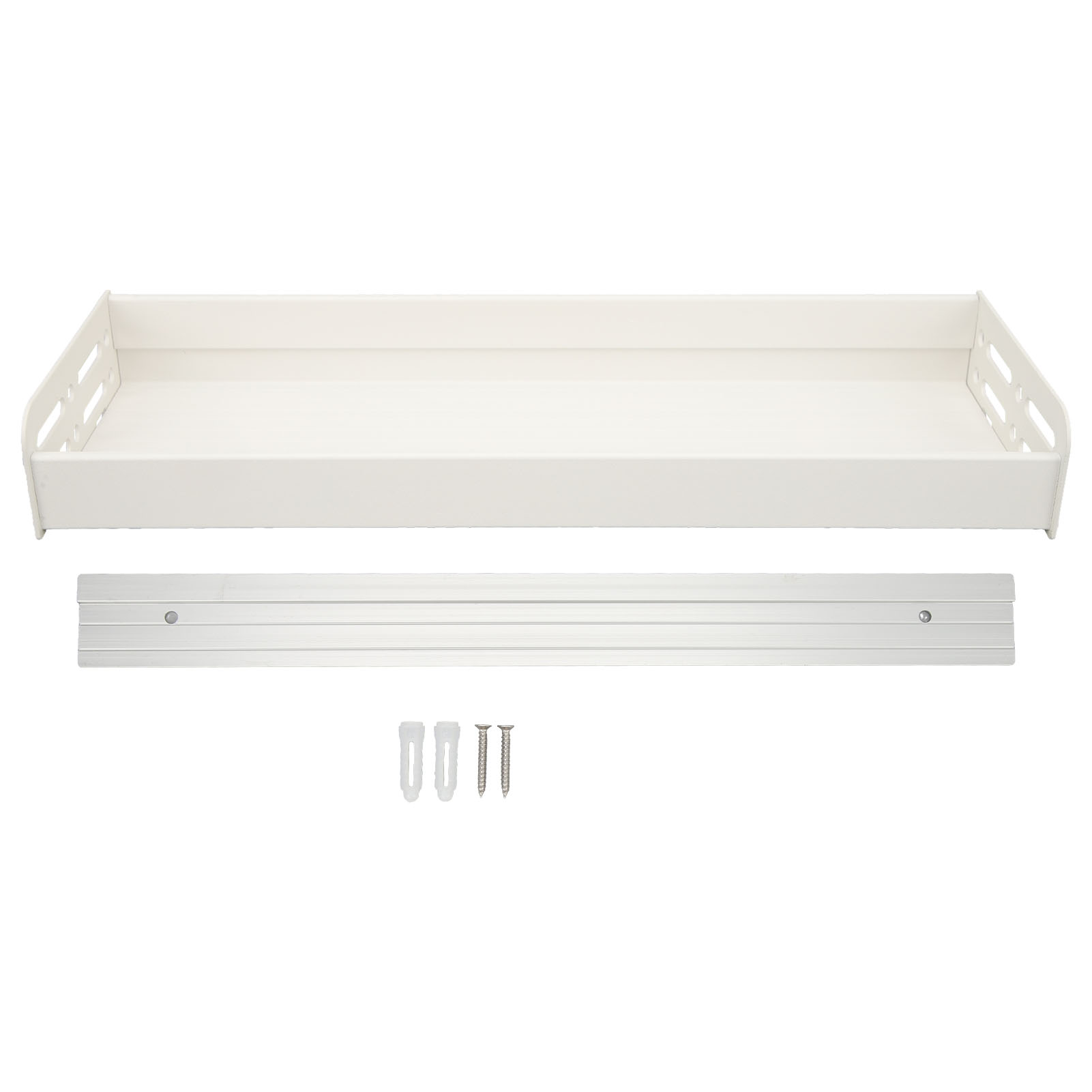 40 Cm Großer, Wandmontierter Gewürzorganizer Mit Abnehmbaren Und Multifunktionalen Duschablagen, Ideal Für Badezimmer, Küche Und Schlafzimmer (weiß).