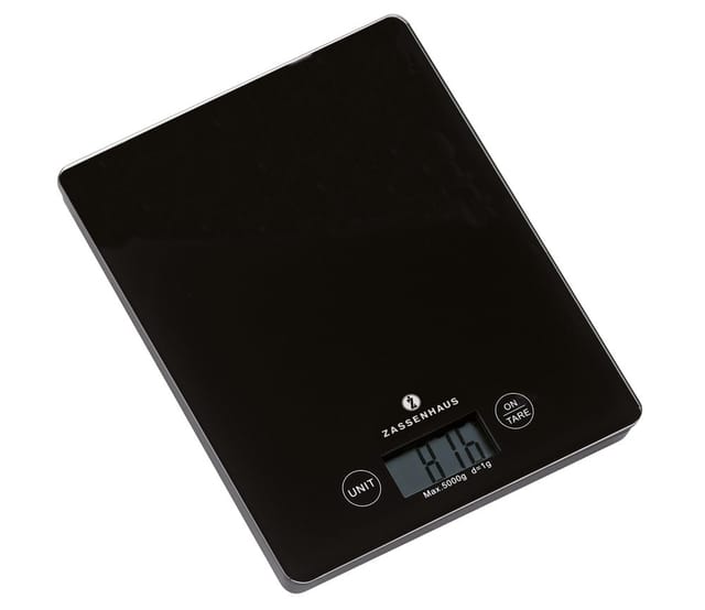 Zassenhaus Digitale Küchenwaage BALANCE Schwarz