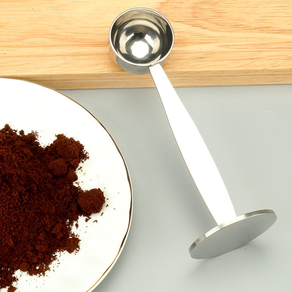 2-in-1-kaffeelöffel: Espresso-tamper Und Messlöffel. Doppelfunktion.