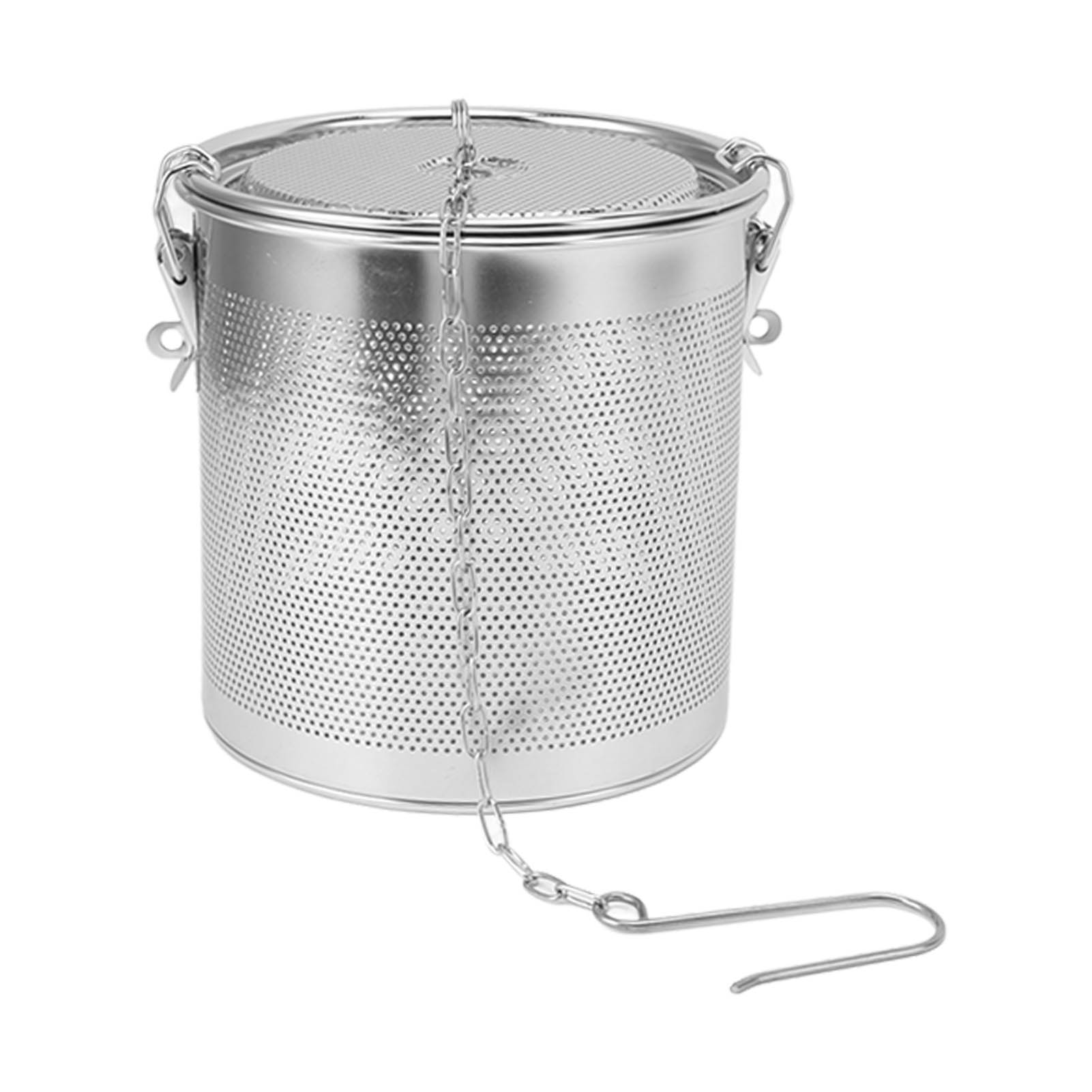 3,2-liter-gewürzsieb Aus Edelstahl Mit Mikroporöser Filtration, Dicker Gewürzkorb Für Die Heimische Küche