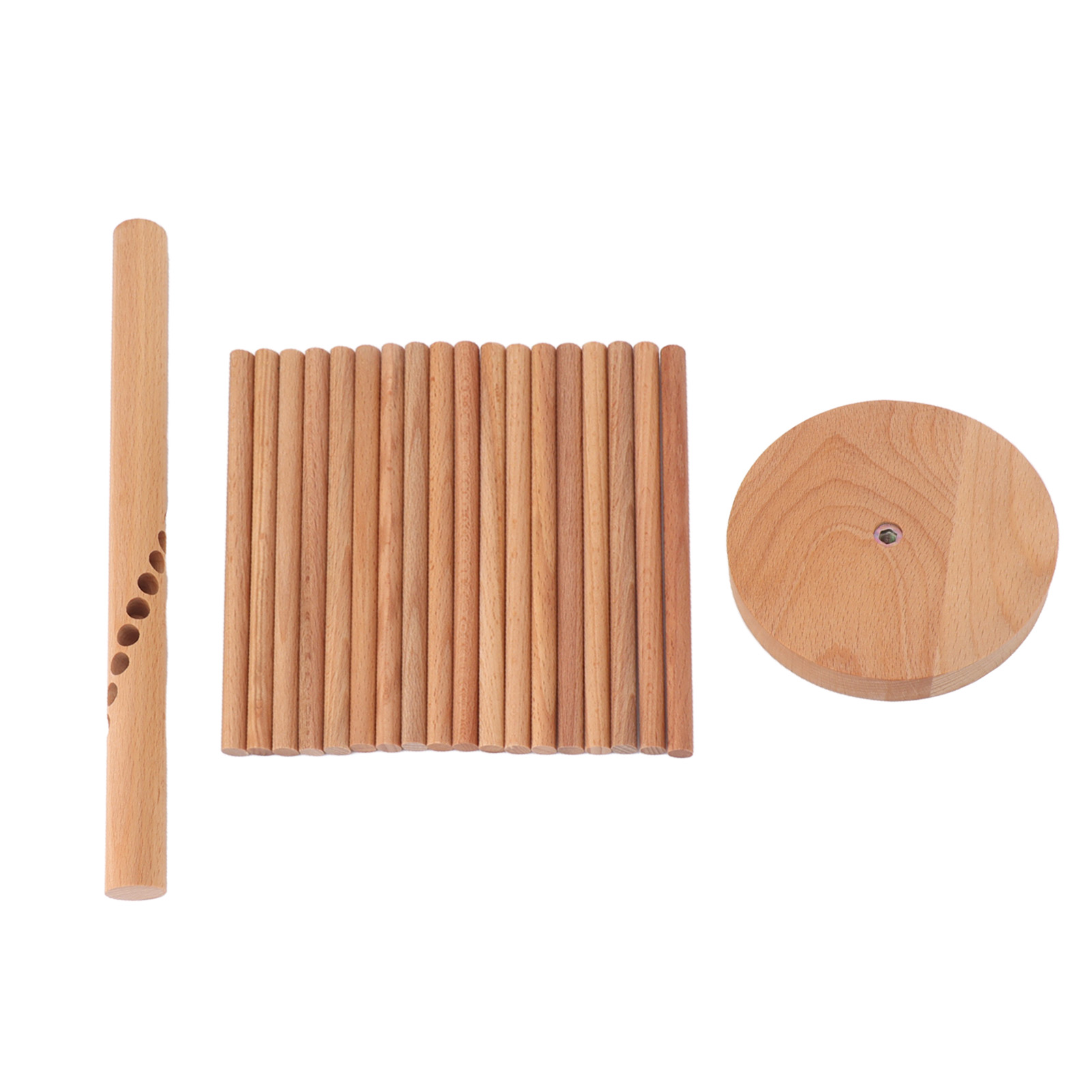 Zusammenklappbarer Nudelabtropfständer Mit 18 Stäben, Spaghetti-gestell Aus Holz, Nudeltrockengestell Für Die Küche.