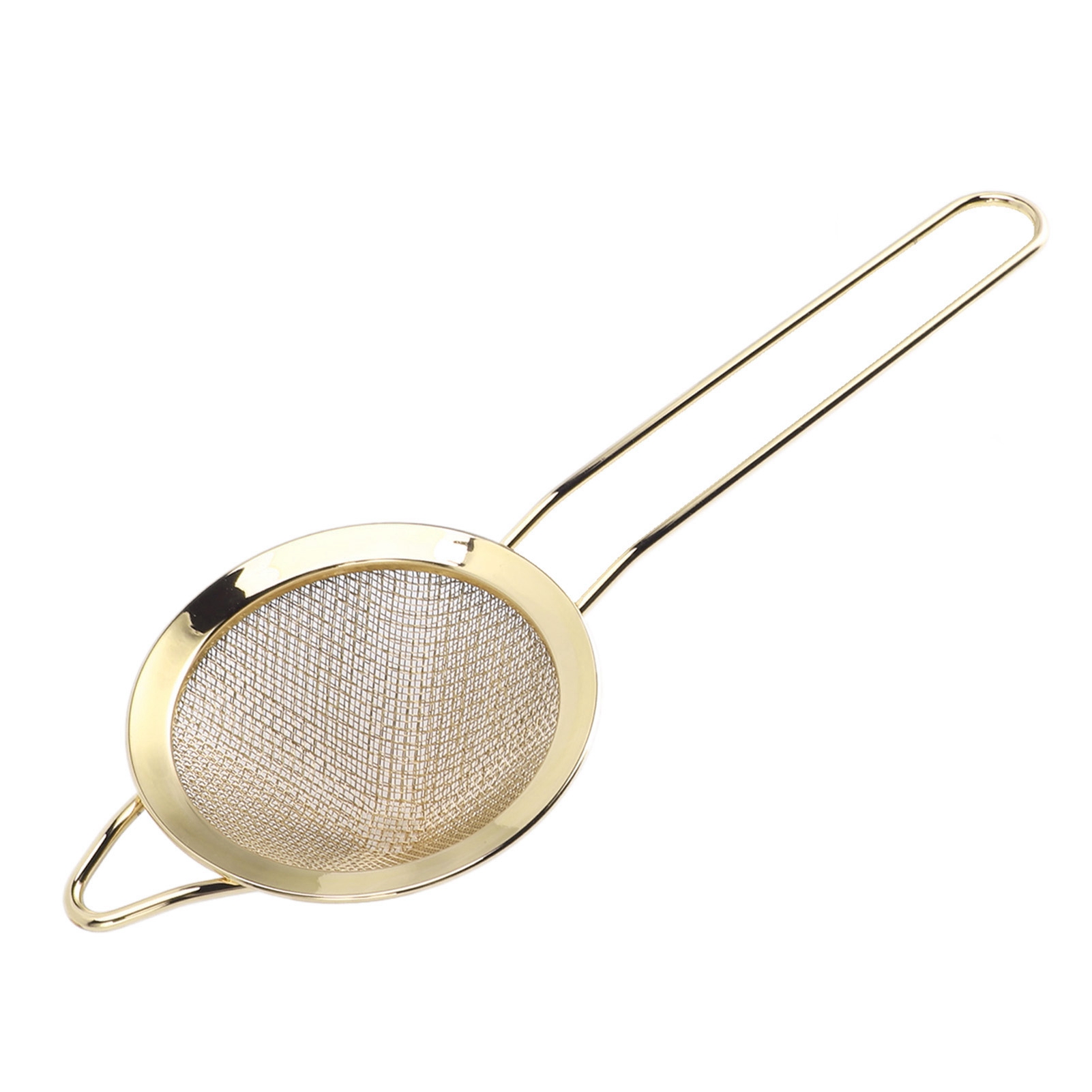 Küchenabschöpfer, Sieb Aus Edelstahl 304, Multifunktional, Mit Feinem Siebgewebe, Zum Filtern Von Lebensmitteln, Sojamilch Und Fruchtsäften, Mit Goldbeschichtung.