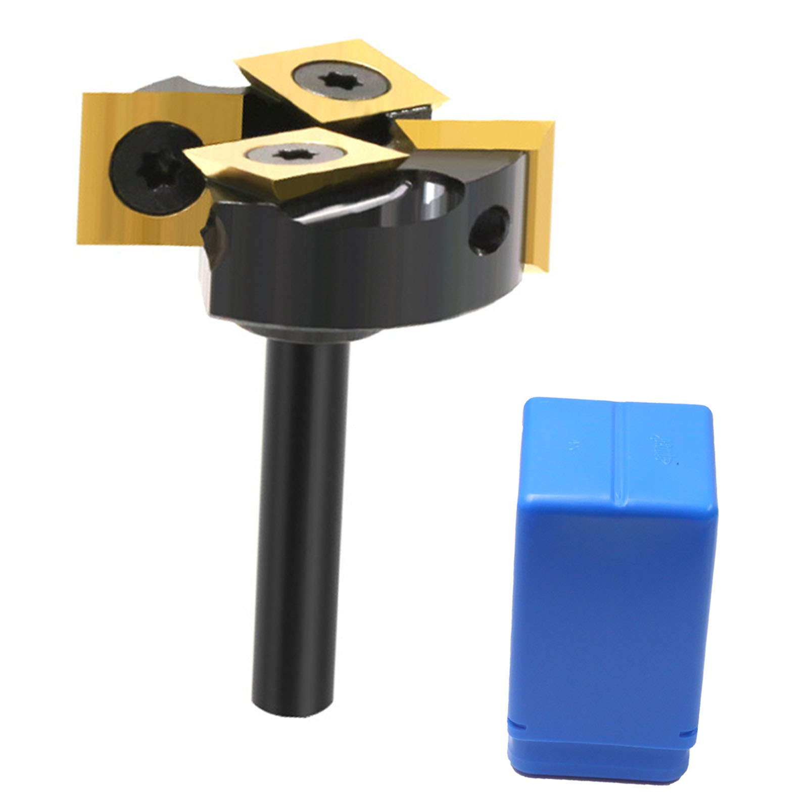 Oberflächenfräser Für Spoilboards, 1/4" Rundschaft, 4 Schneiden, 1-3/8" Schnittdurchmesser, Zum Glätten Von Ti-beschichteten Platten Für Die Oberflächenbehandlung.