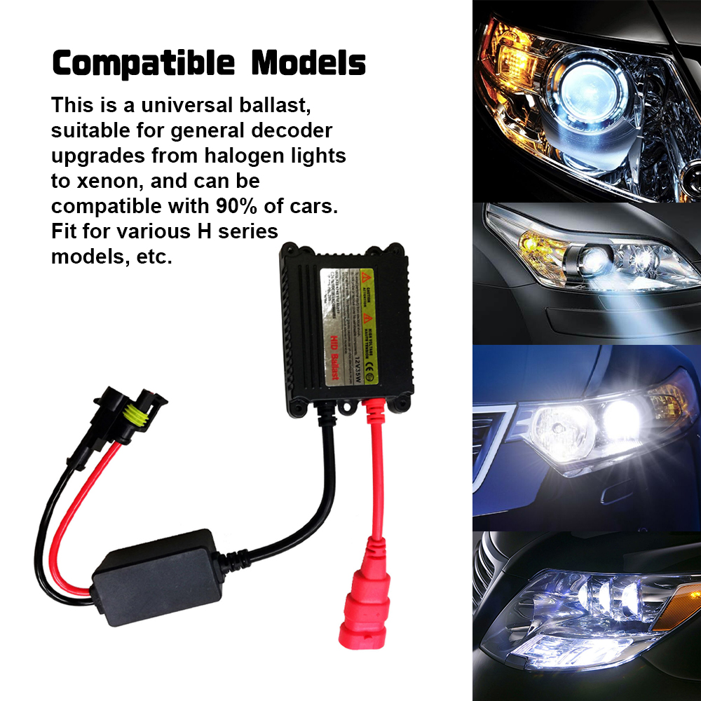 55w Ultradünnes Xenon-vorschaltgerät, Kfz-scheinwerferstabilisator-lampenersatz Für Die H-serie.
