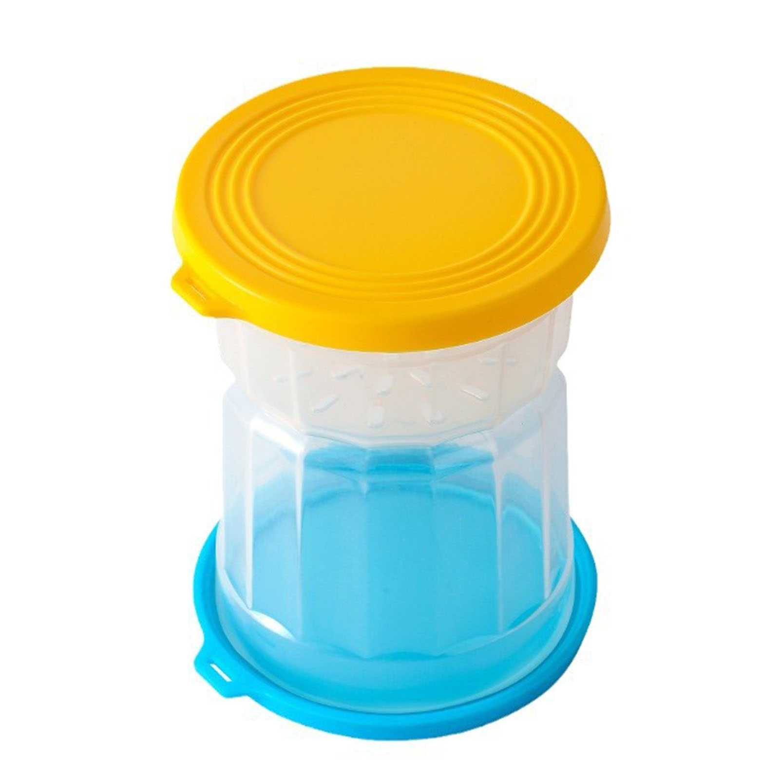 Einmachglas, Oliven-sanduhr, Luftdichter Saftabscheider, Jalapeno-gurkenwender, Trocken- Und Nasstrennung, Gelbe Und Blaue Mischung.