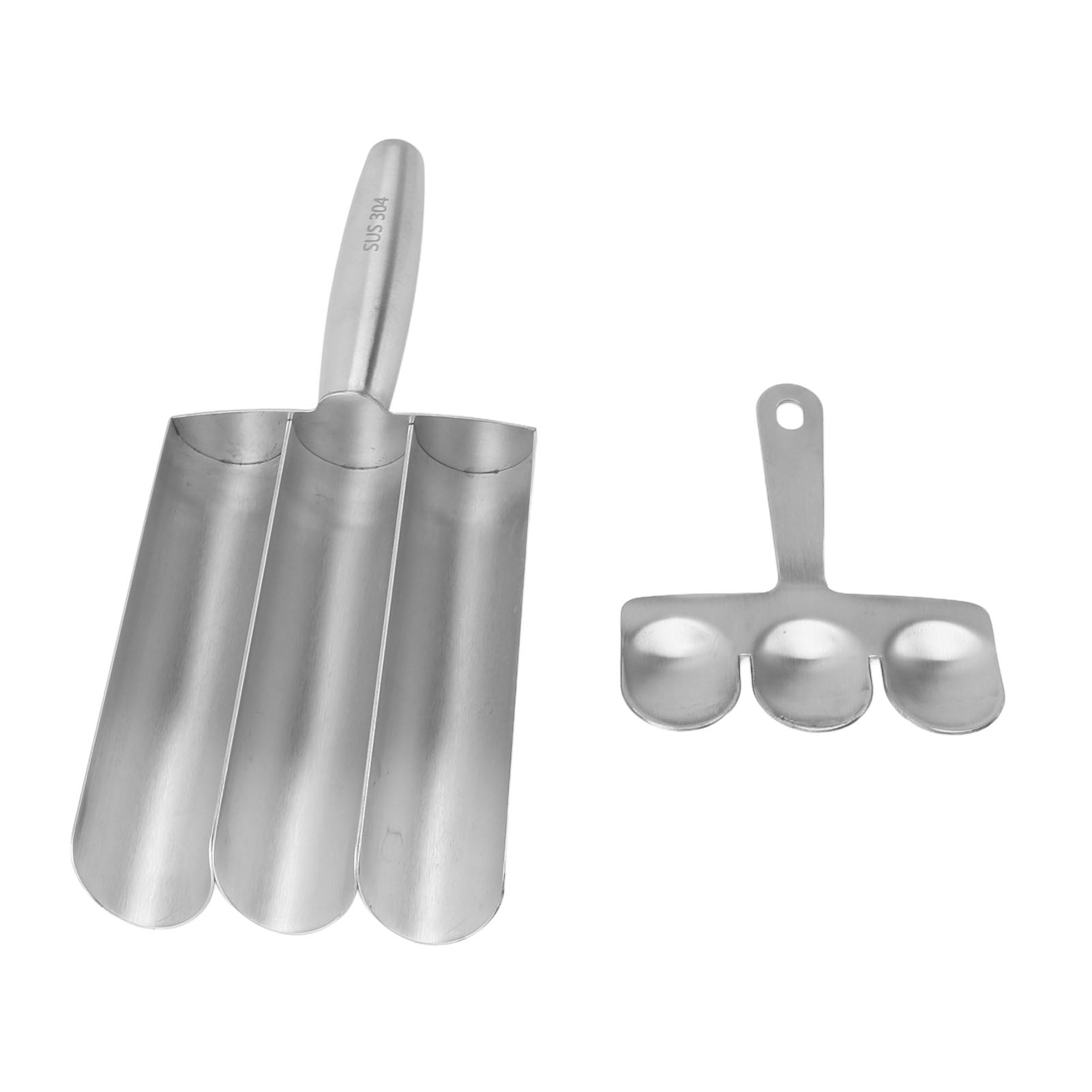 Multifunktionaler Fleischbällchenformer Aus Edelstahl, Dreifacher Fleischbällchenformer Mit Schneidemesser, Ideal Für Kochbegeisterte.