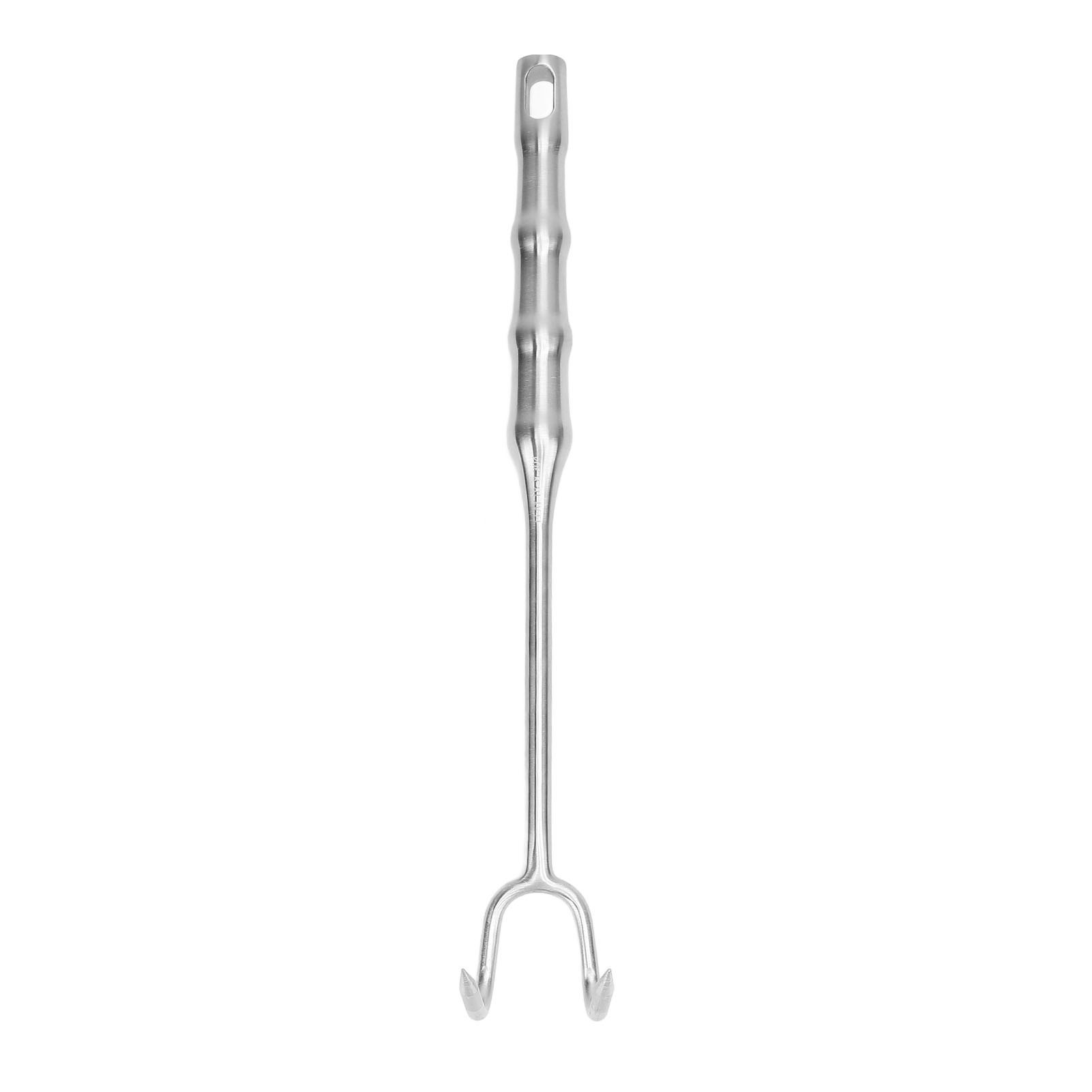 Fleischhaken Aus Edelstahl Mit Langem Griff Für Grillzwecke, Kleiner Kochhaken Zum Grillen, 31 Cm.