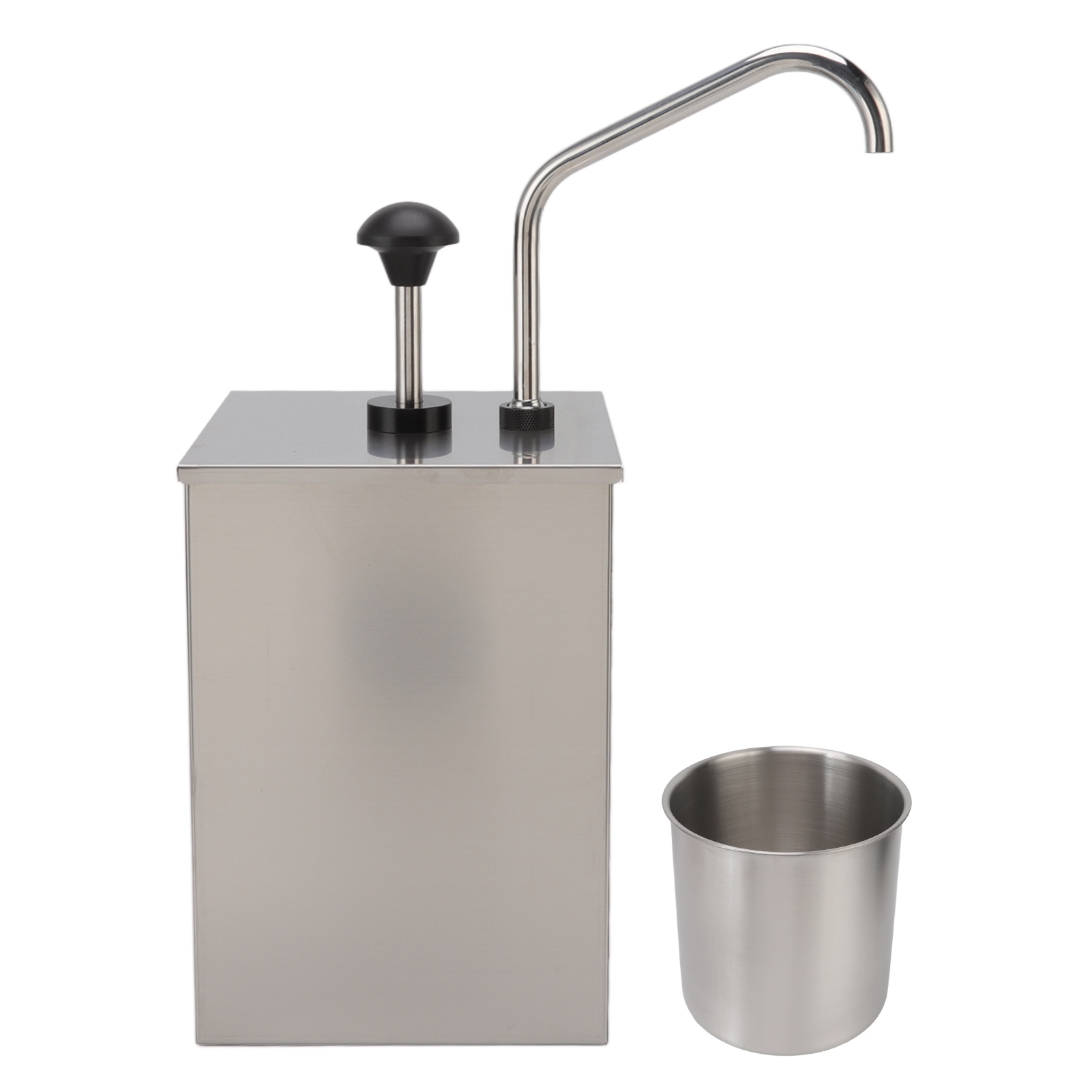 4l Sojasaucen-pumpstation, Einzelkopf-pressstation Aus Edelstahl Für Würzsirup.