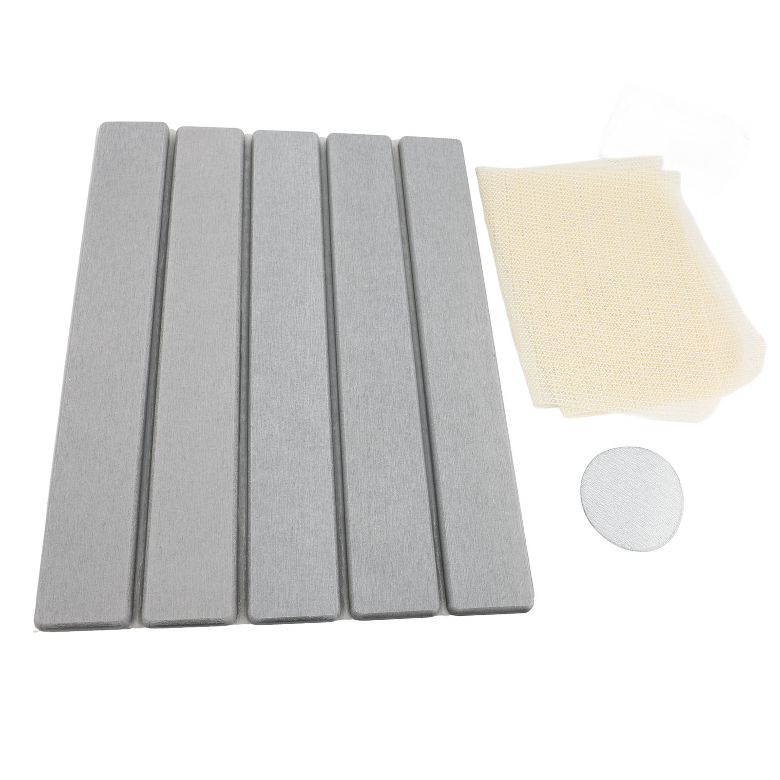 Faltbare Kieselgur-badematte, Rutschfest, Schnelltrocknend, Super Saugfähig, Kieselgur-duschmatte Für Bad Und Küche, Leicht Zu Reinigen, 15,35 X 23,62 Zoll, Hellgrau.