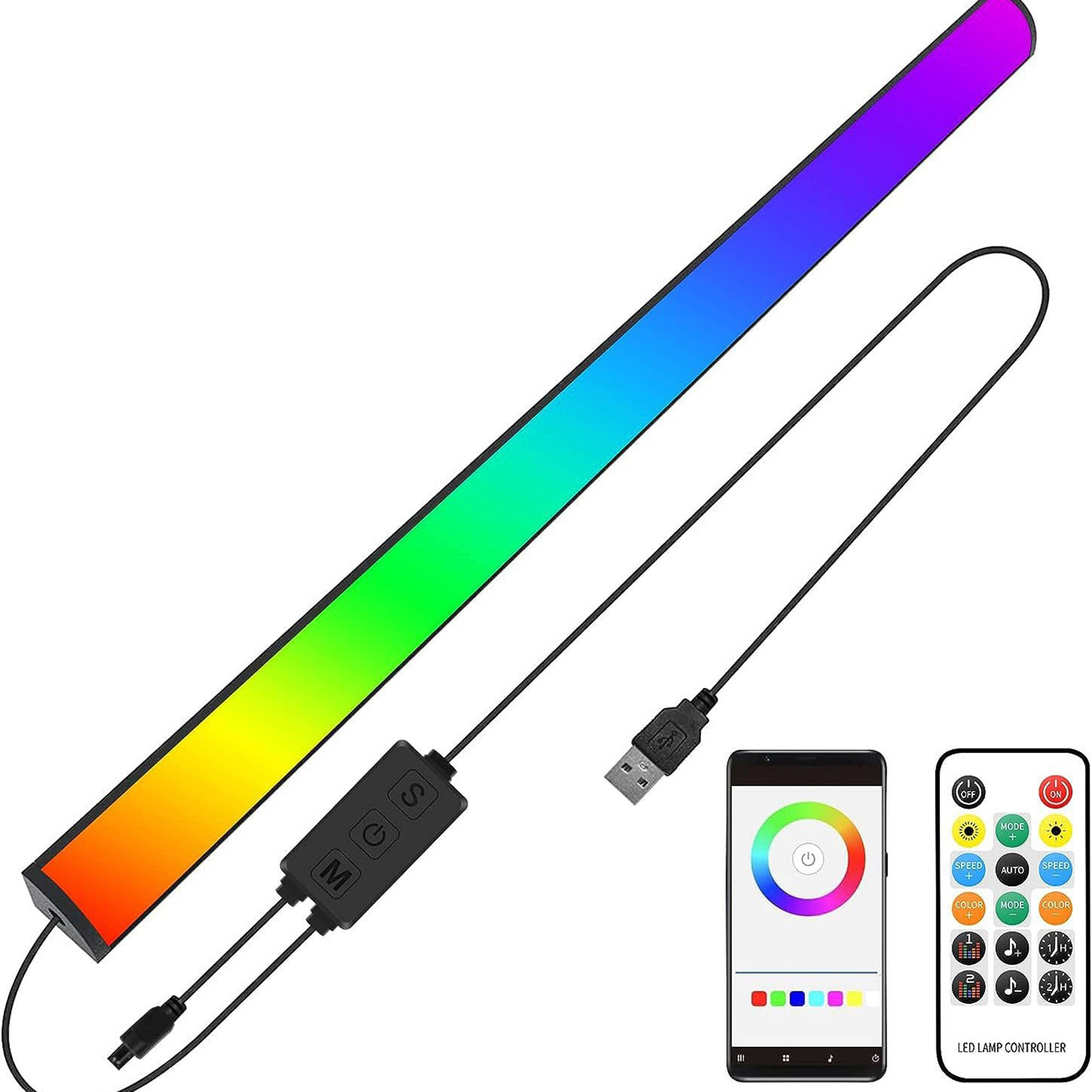 Rgb-beleuchtete Tastatur Mit Geisterfarbensensor, Umgebungslichtanzeige, Hintergrundbeleuchtung, Nachtschalter/interaktive Fernbedienung.