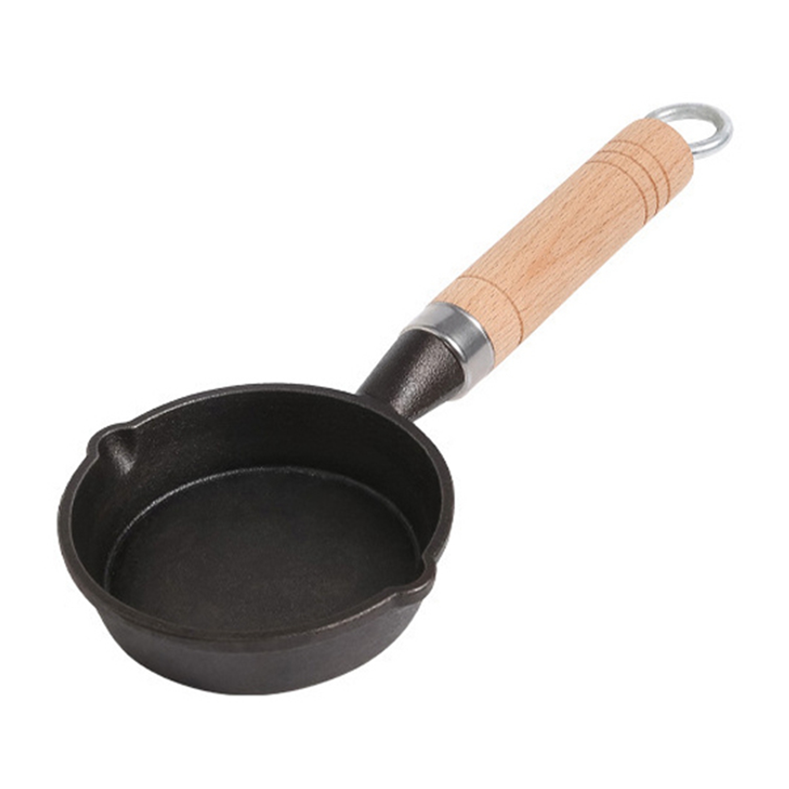 Mini-gusseisenpfanne Mit Antihaftbeschichtung Und Gleichmäßiger Wärmeverteilung, Ideal Für Zuhause, Camping Und Reisen.