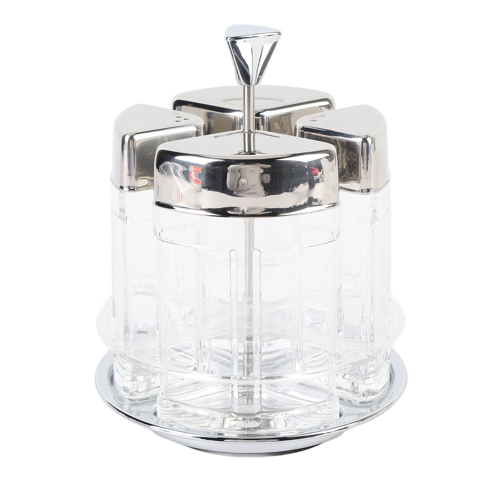 Transparenter, Drehbarer Küchengewürzbehälter, 2 X 150 Ml, 2 X 80 Ml, Gewürzflaschen Für Öl Und Salz.