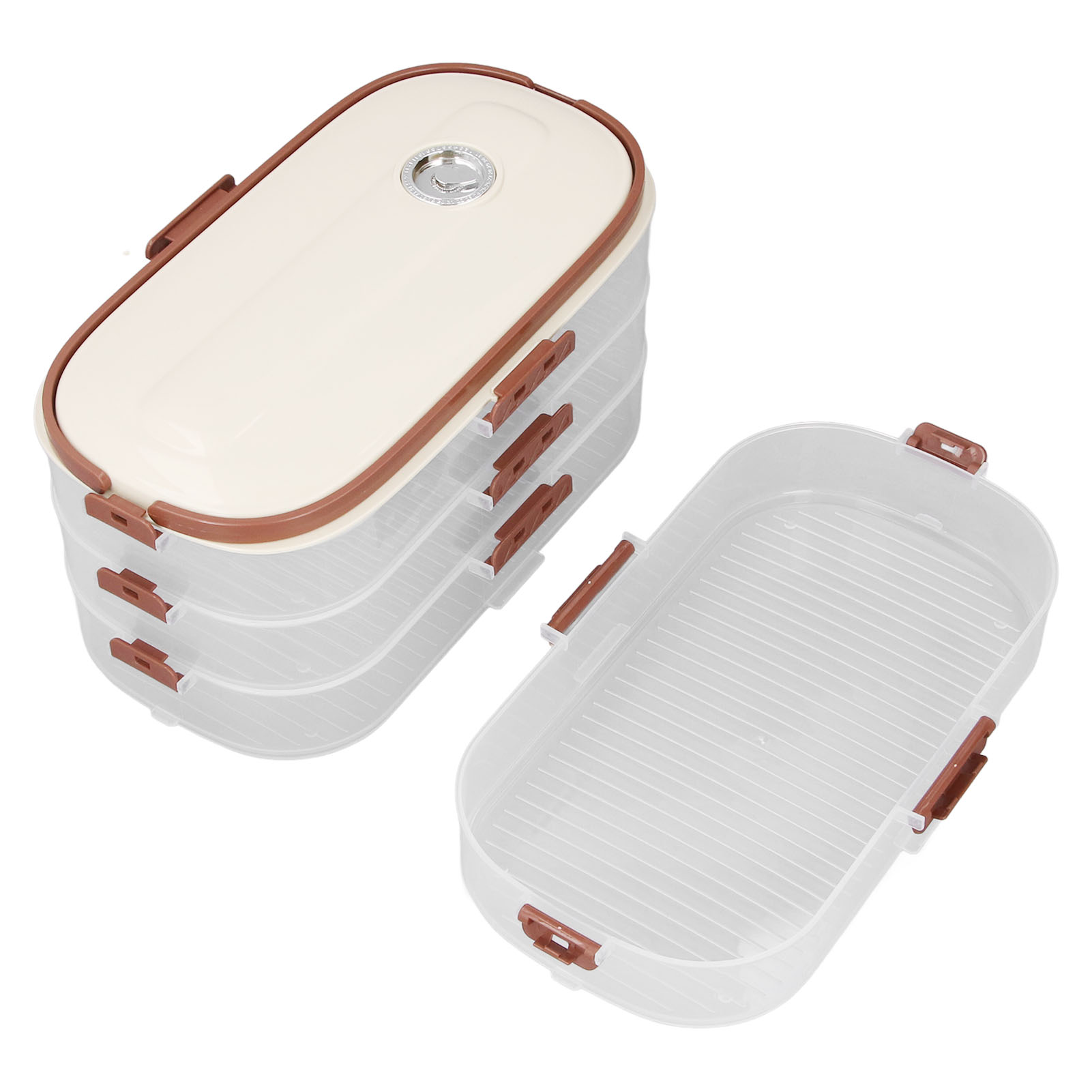 Gefrierbox Für Teigtaschen, 4-lagiger Multifunktionsbehälter Für Kekse Aus Lebensmittelechtem Pp.