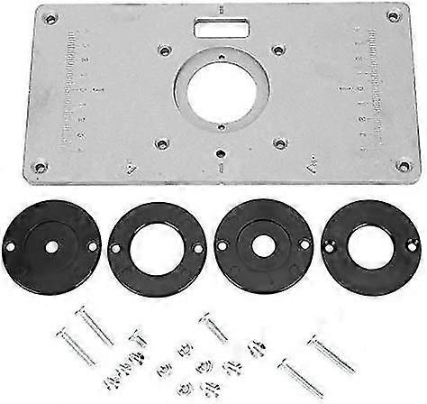 Schneidemaschine, Elektromechanischer Kipptisch, Frästisch-einsatzplatte, Materiallieferungen, Aluminiumlegierung Für Holzbearbeitungsbänke - - - -